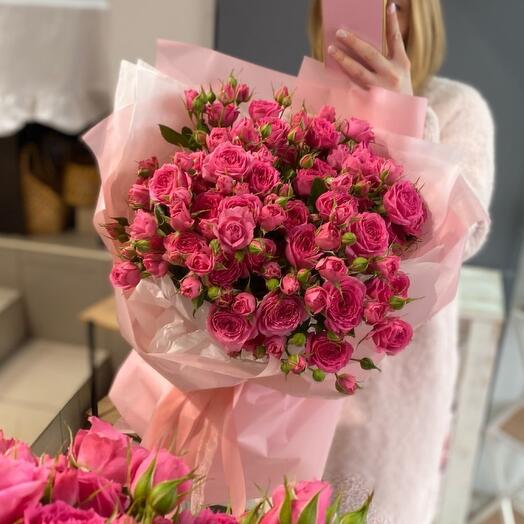 Букет из кустовых пионовидных розочек️😍💕