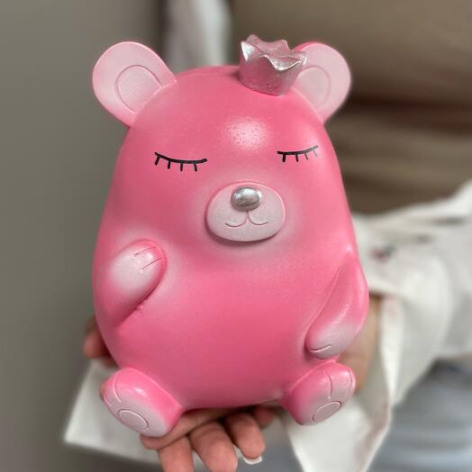 Копилка медведь с короной