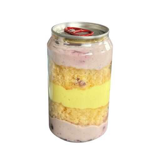 Blueberry Lemon Cake in Can