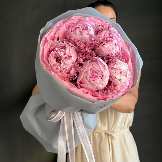 Пионы розовые💕АКЦИЯ💕 5 шт