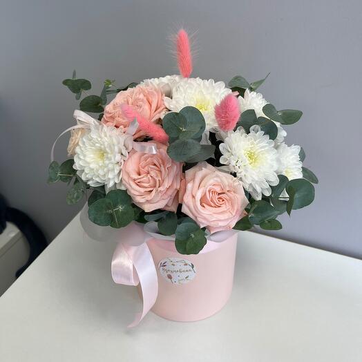 Композиция в шляпной коробке 💐