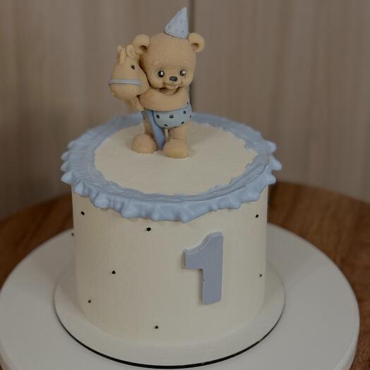 A birthday cake for a baby
