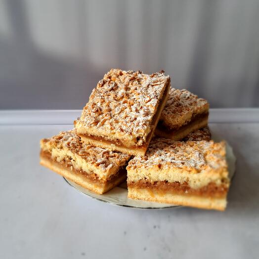 Песочный пирог с яблоками "Тёртый"