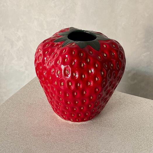 Strawberry vase