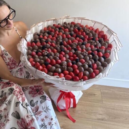 Wow buket truskawka w czekoladzie