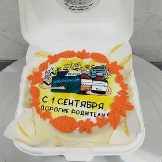 Бенто торт с 1 сентября, дорогие родители