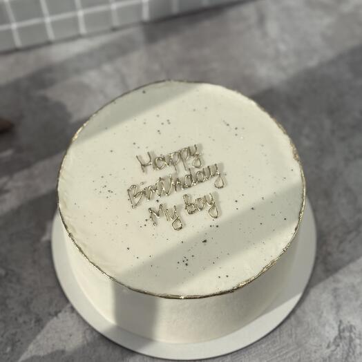 Бенто торт L happy birthday my boy на день рождения парню мужу