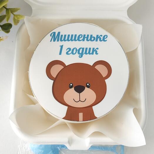 Детский бенто- торт с мишкой