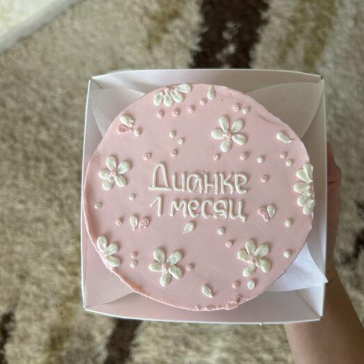 Бенто средний с цветочками