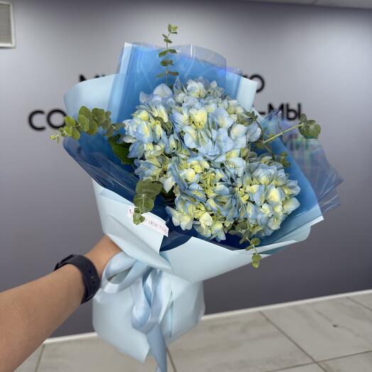 Гортензия и эвкалипт
