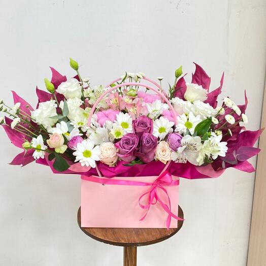 Цветы в коробке 7