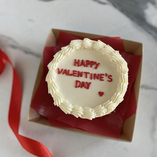 Бенто-торт «Happy Valentine s Day