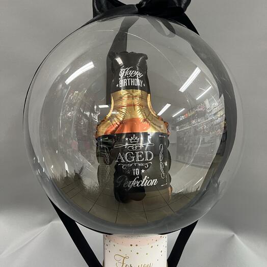 Композиция в коробке виски