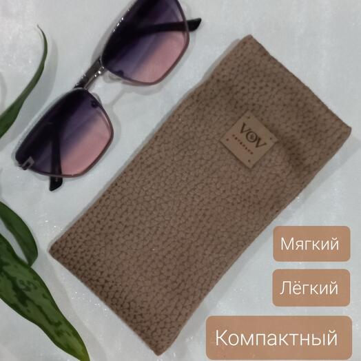 Чехол для очков голубой