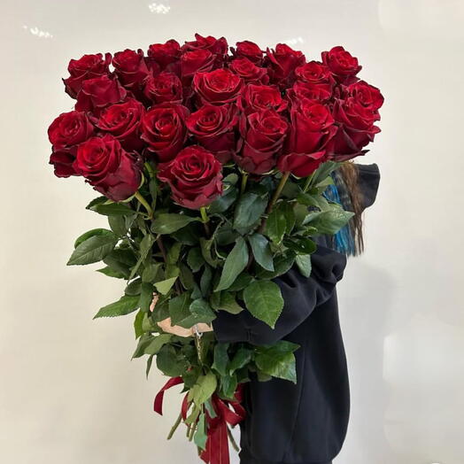 Метровые розы 23 шт