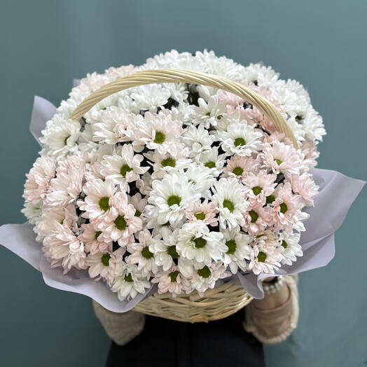 Композиция из 15 кустовых хризантем(2)