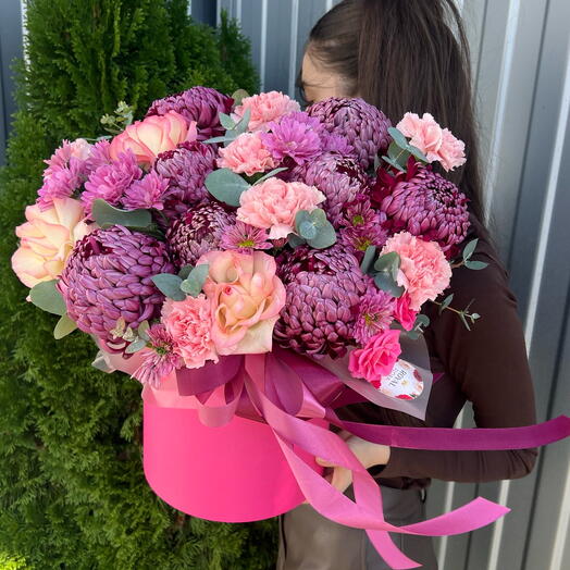 Хризантема в коробке 💐