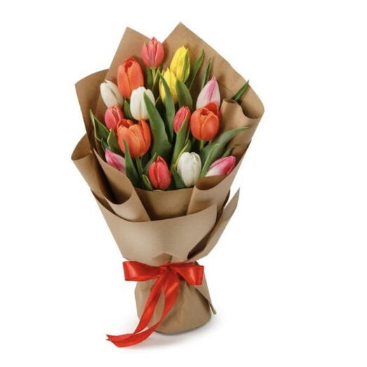 Букет из 15 тюльпанов Апрель