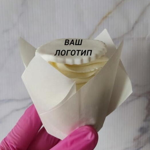 Капкейки с логотипом на корпоратив / выпускной / день рождения