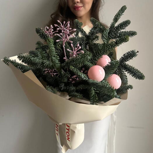 Новогодний букет "Улыбка"