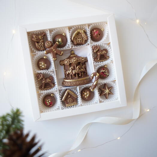 Новогодние конфеты из премиального бельгийского шоколада