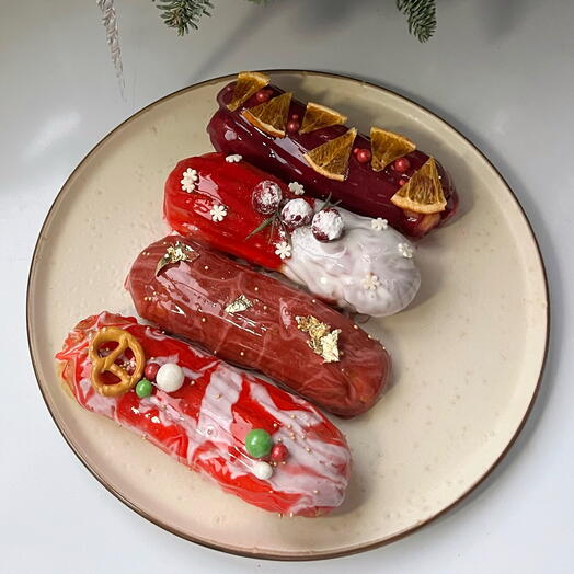 Эклеры «Новогодние»