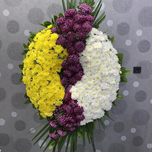 Траурный венок 008