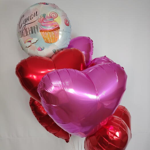 🎈Связка фольгированных шаров 7 шт
