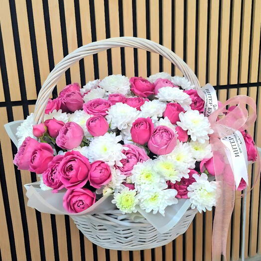 Корзина с цветами 💐