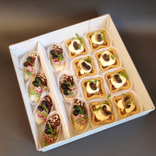 Гастробокс 2. Брускеты и тарталетки