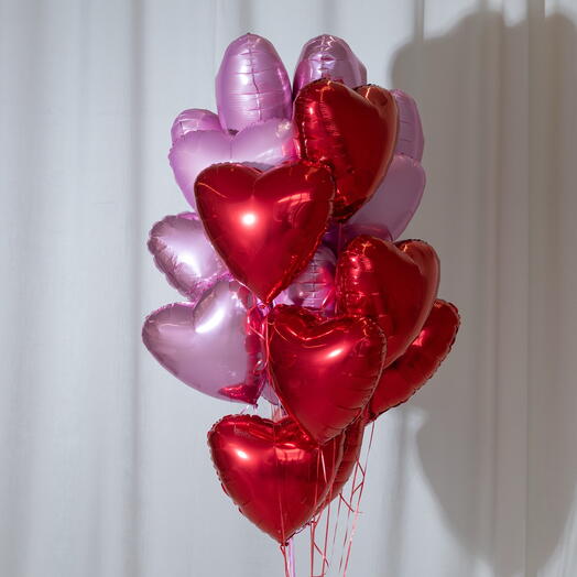 Сет из 25 шаров-сердец Сharlotte