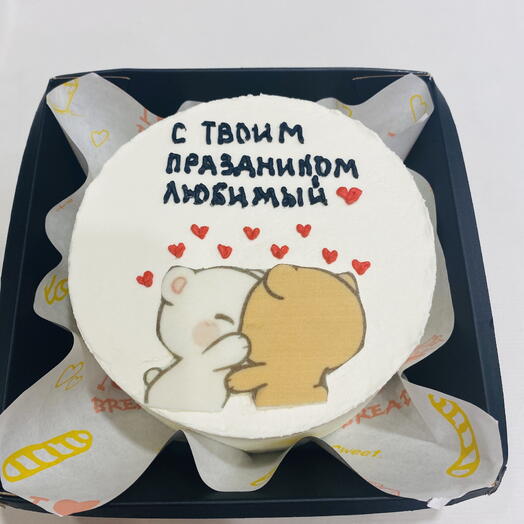 Бенто торт «Мишки»
