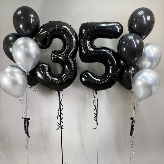 Шары для мужчины на 35 лет