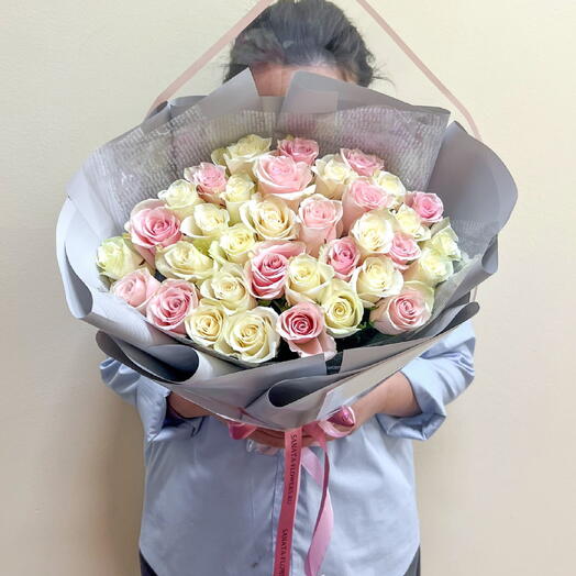 Букет из 35 роз Кения 40см💖