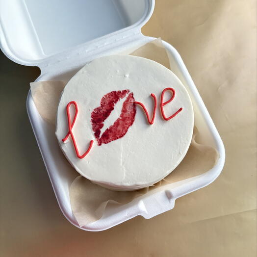Бенто торт на день влюблённых Love