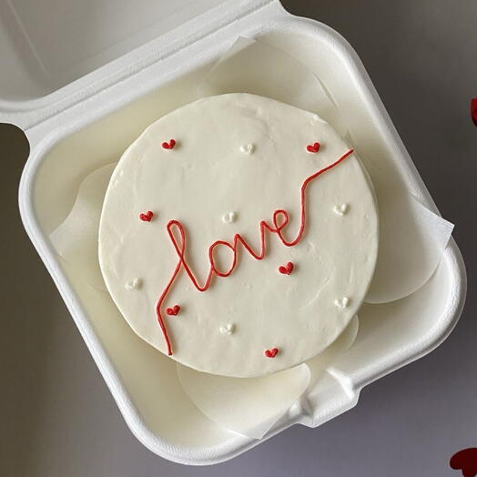 Бенто-торт S «love» на 14 февраля