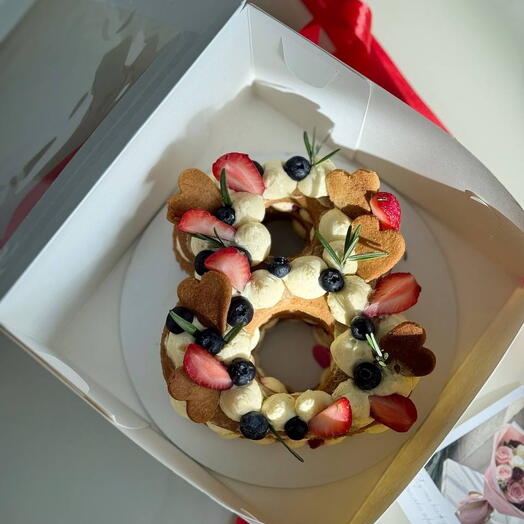 Торт Медовик открытый 20см на 8 марта