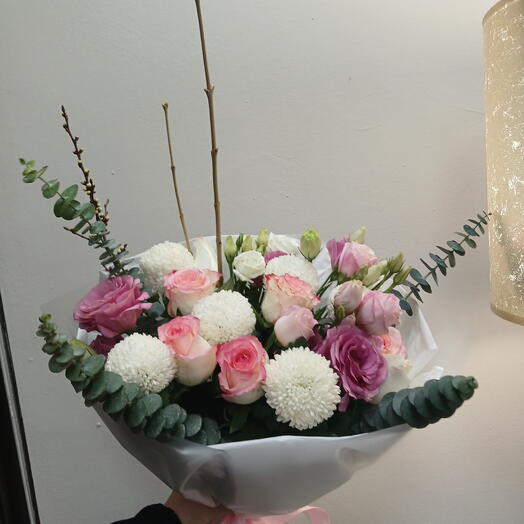 Букет с сиренью