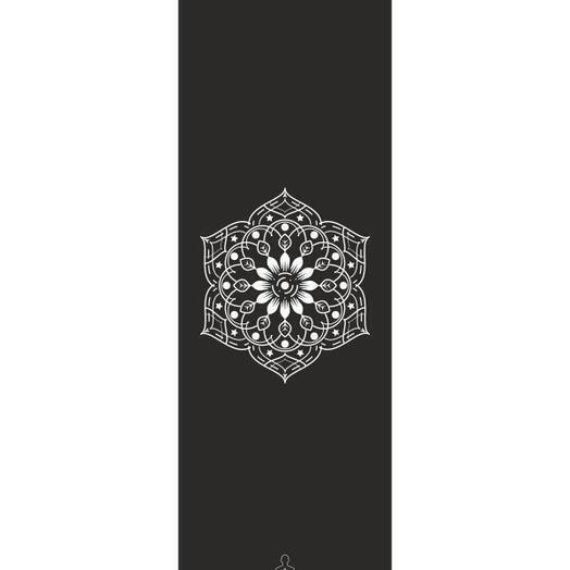 Коврик для йоги и фитнеса Mandala Black Germany, 3 мм