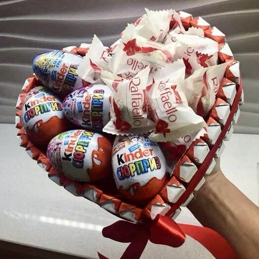 Сердце Kinder   Raffaello