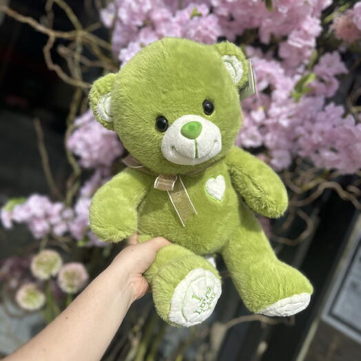 Мишка салатовый💚
