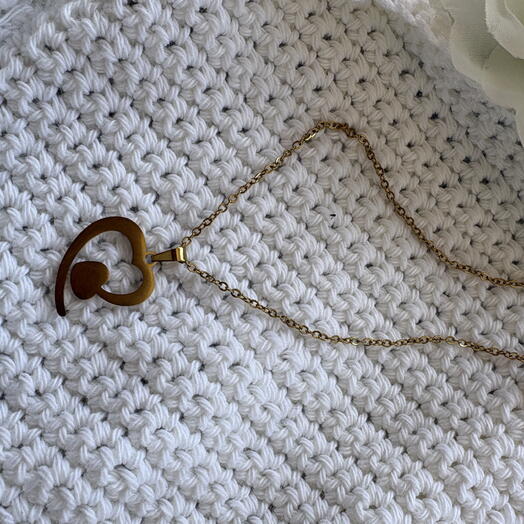 open heart pendant