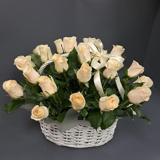 Корзина 25 роз