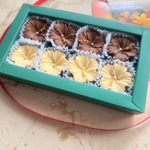 Шоколадные цветы с Грецким орехом 🍫