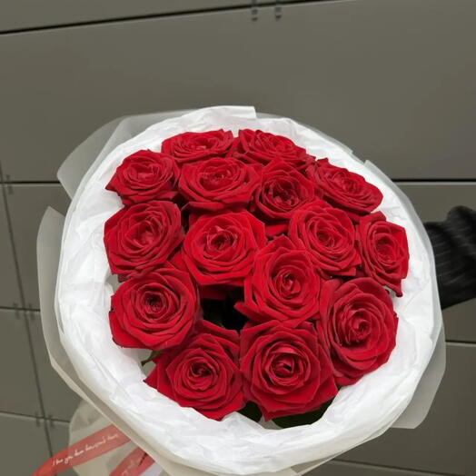 Букет красных роз🌹