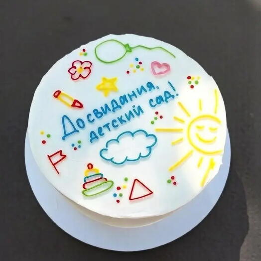 Торт для выпускника детского сада торт на выпускной 1 кг