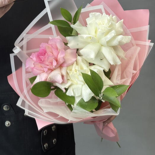 Букет из нежной французской розы 🌸🧚♀️