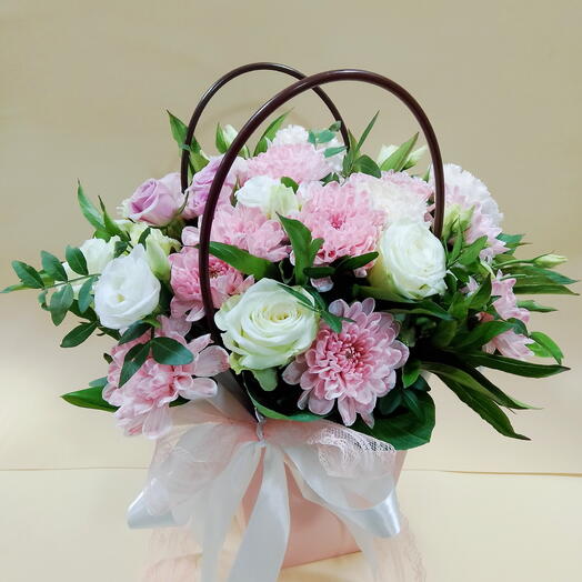 Композиция из розы и хризантемы🤗🌸💖