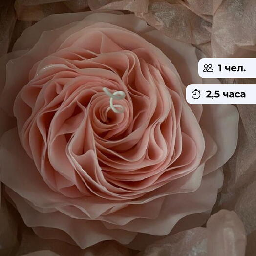 Свеча-цветок. Мастер-класс по свечеварению