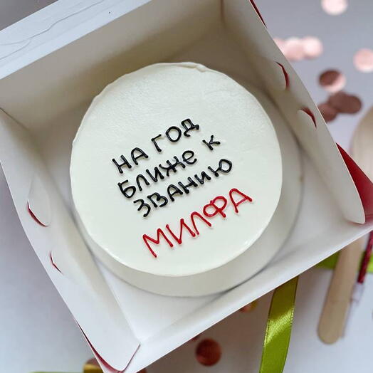 Бенто торт милфа